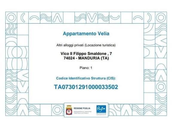 Appartamento Smaldone Manduria Esterno foto
